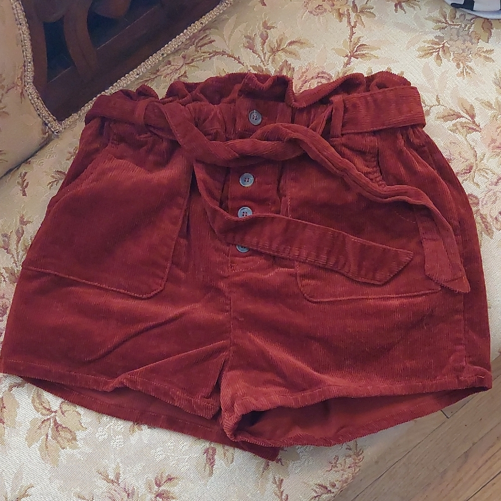 Corduroy Love Tree Shorts